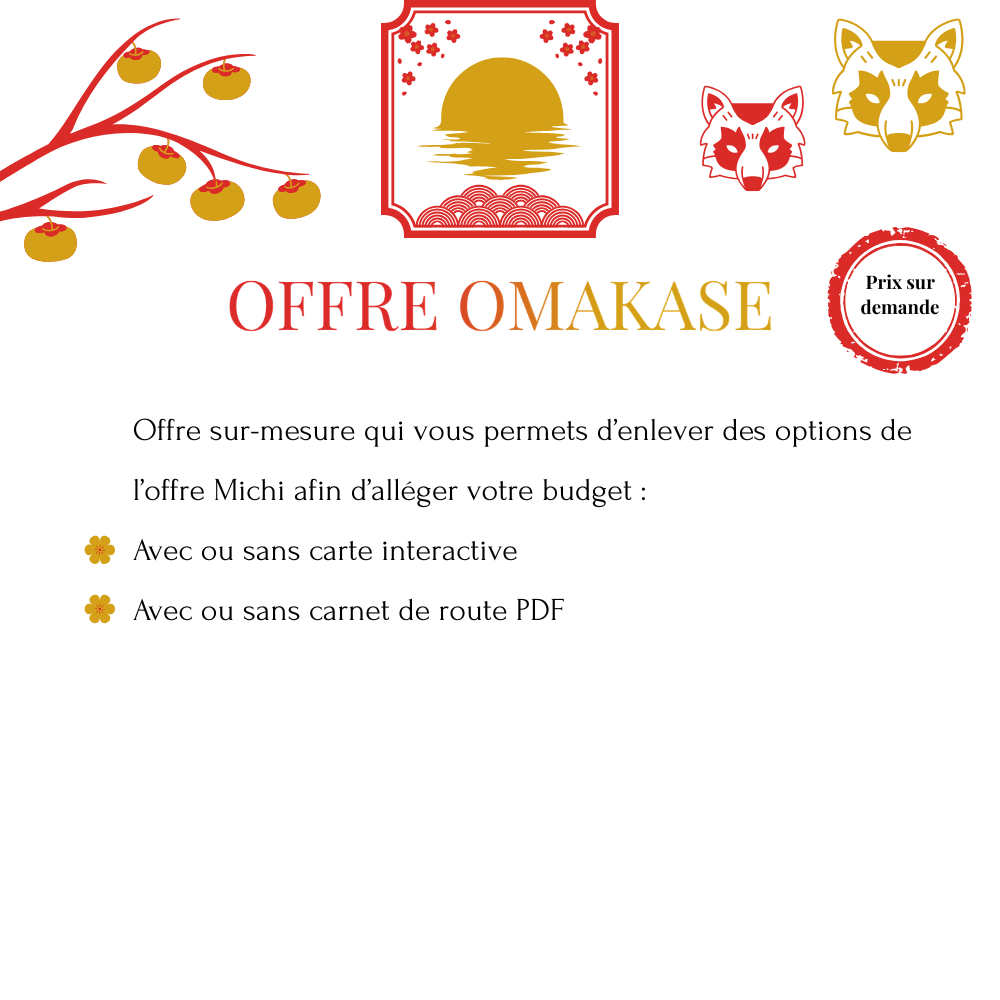 offres voyage Japon sur mesure Omakase