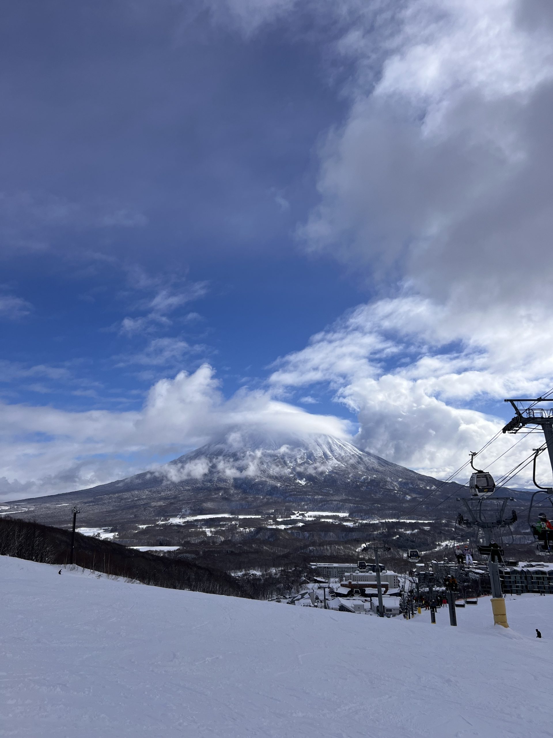 Le Mont Yotei sur Hokkaido enneigé